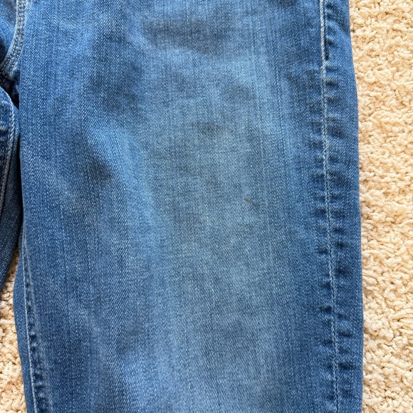 MOTHER The Mid Rise Dazzler Ankle Fray Medium Blue Wash 29 - Picture 7 of 13